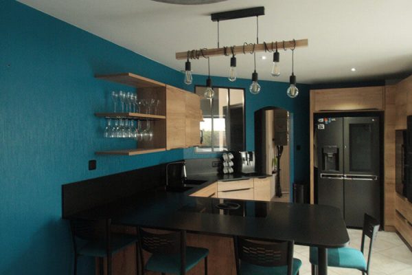 Réalisation d'un agencement intérieur par BL ASSOCIÉS, peintre aux Herbiers